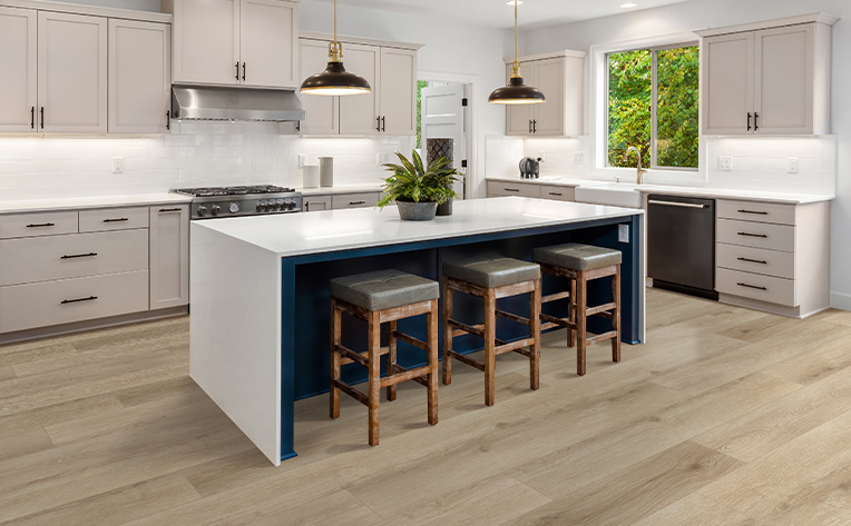 engineered hardwood flooring in kitchen