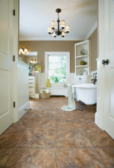 Hearth & Home Vinyl Floored room