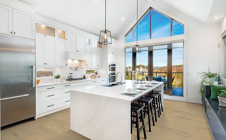 engineered hardwood kitchen